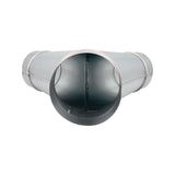 Sherwood Metal Dust Extraction Y-Connector Fitting 8in to 6in Twin Outlet Reducer