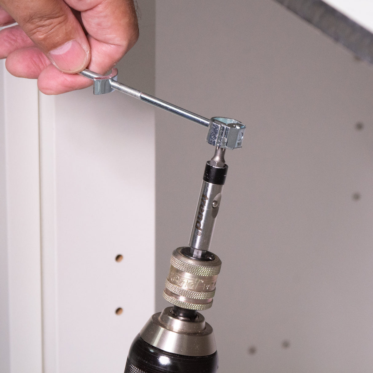 Trend ZIPBOLT Compact Laminate Worktop Connector Kit suits 12-15mm Material Thickness