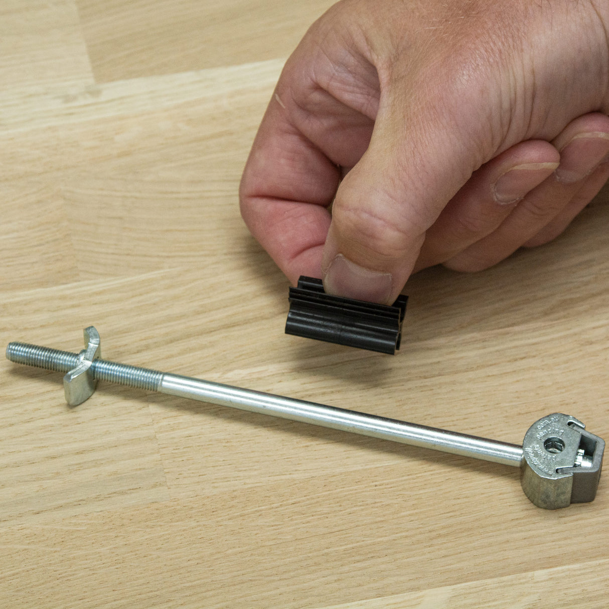 Trend ZIPBOLT Compact Laminate Worktop Connector Kit suits 16-25mm Material Thickness