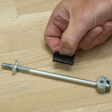 Trend ZIPBOLT Compact Laminate Worktop Connector Kit suits 16-25mm Material Thickness