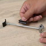 Trend ZIPBOLT Compact Laminate Worktop Connector Kit suits 26-40mm Material Thickness