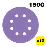 Trend Random Orbital Sanding Discs 125mm Pack of 10