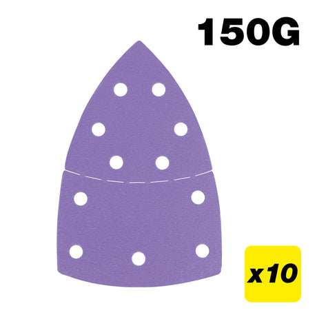 Trend 11-Hole Detail Sanding Pads 100 x 150mm Pack of 10