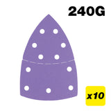 Trend 11-Hole Detail Sanding Pads 100 x 150mm Pack of 10