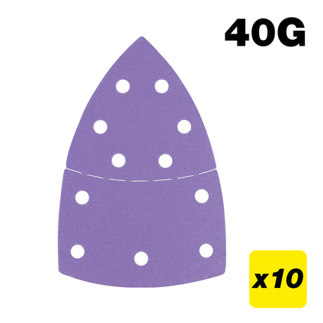 Trend 11-Hole Detail Sanding Pads 100 x 150mm Pack of 10