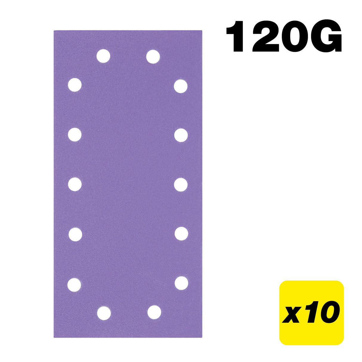 Trend Half Sheet Sanding Pads 115 x 230mm Pack of 10