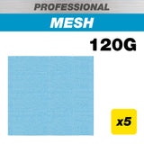 Trend Pro Mesh Quarter Sheet Sanding Pads 115 x 107mm Pack of 5