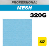 Trend Pro Mesh Quarter Sheet Sanding Pads 115 x 107mm Pack of 5