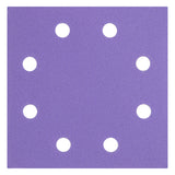 Trend 8-Hole Quarter Sheet Sanding Pads 115 x 115mm Pack of 10