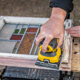 Trend 8-Hole Quarter Sheet Sanding Pads 115 x 115mm 60G/120G/240G Pack of 6