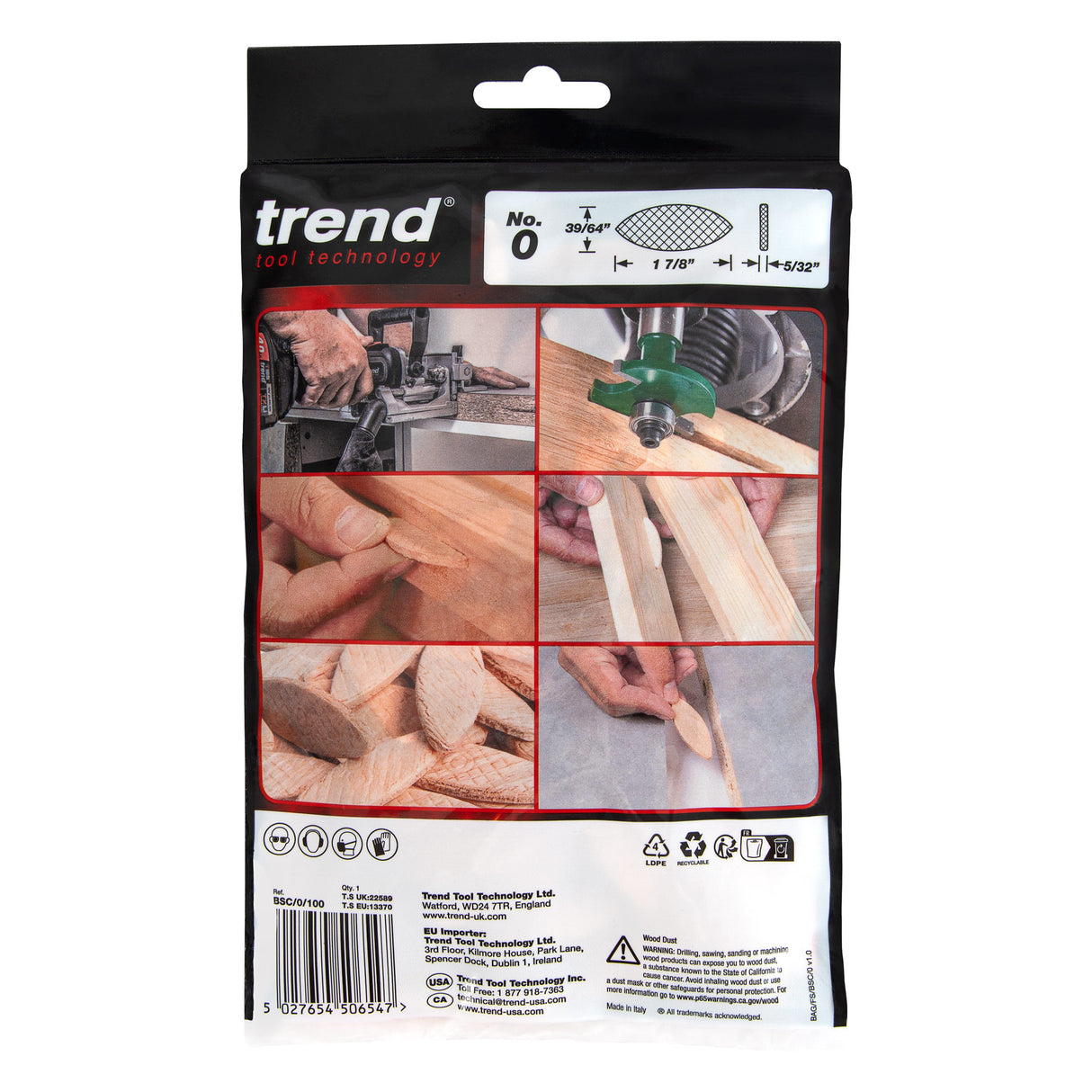 Trend No. 0 Size Jointing Biscuits