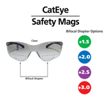 FastCap CatEyes Safety Glasses with Bifocal Diopter Magnification