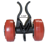 FastCap Clip N Roll Material & Sheet Dollie Wheels - Heavy duty dollie wheels for moving heavy items in workshops