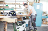 Festool DF 700 DOMINO Joining Machine in Systainer - Detail of pendulum routing principle for smooth, accurate work