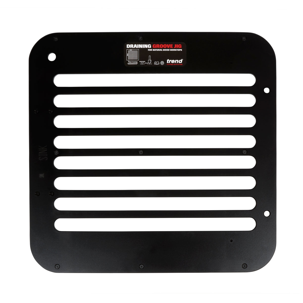Grouve Routing Trend Drainer Groove Routing Jig for Plunge Routers