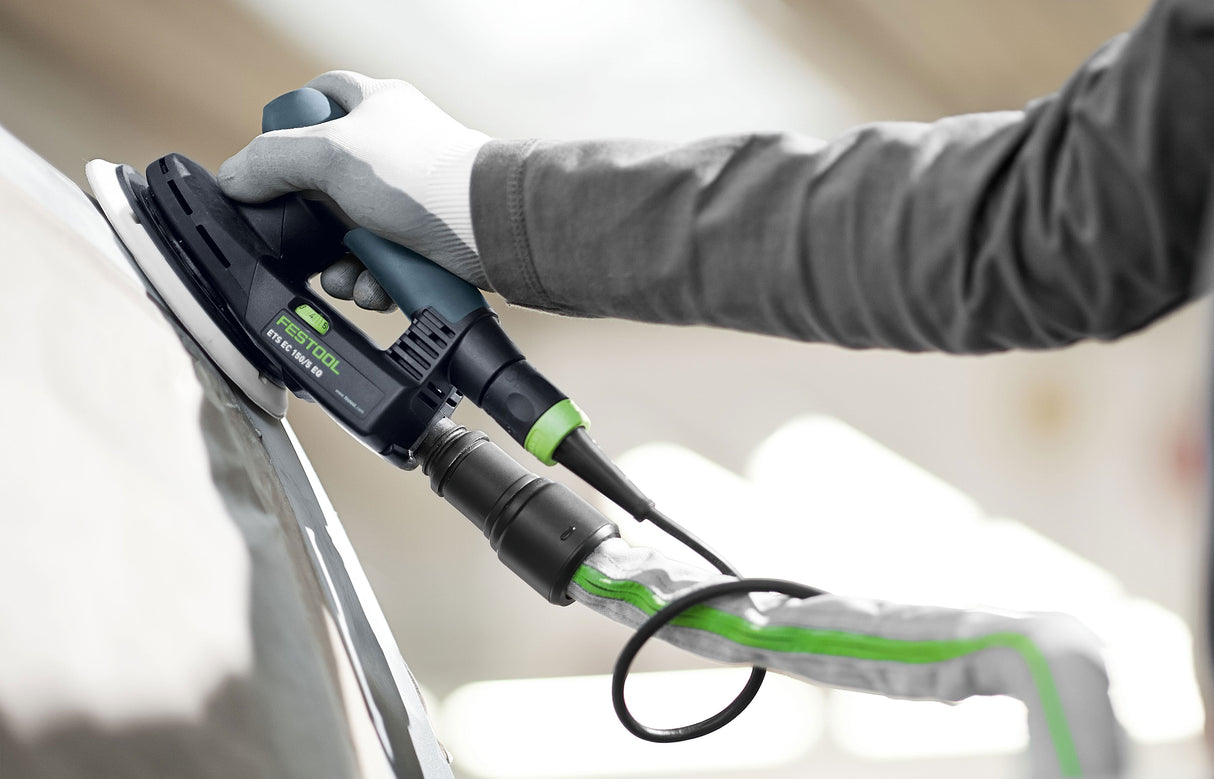 Festool ETS 150mm Random Orbital 5mm Sander in Systainer - Sanding large surfaces with precision
