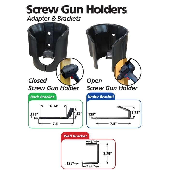 FastCap Screw Gun Holder Starter Kit for Power Hand Tool Mounting