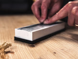 white barbarian japanese sharpening water stone