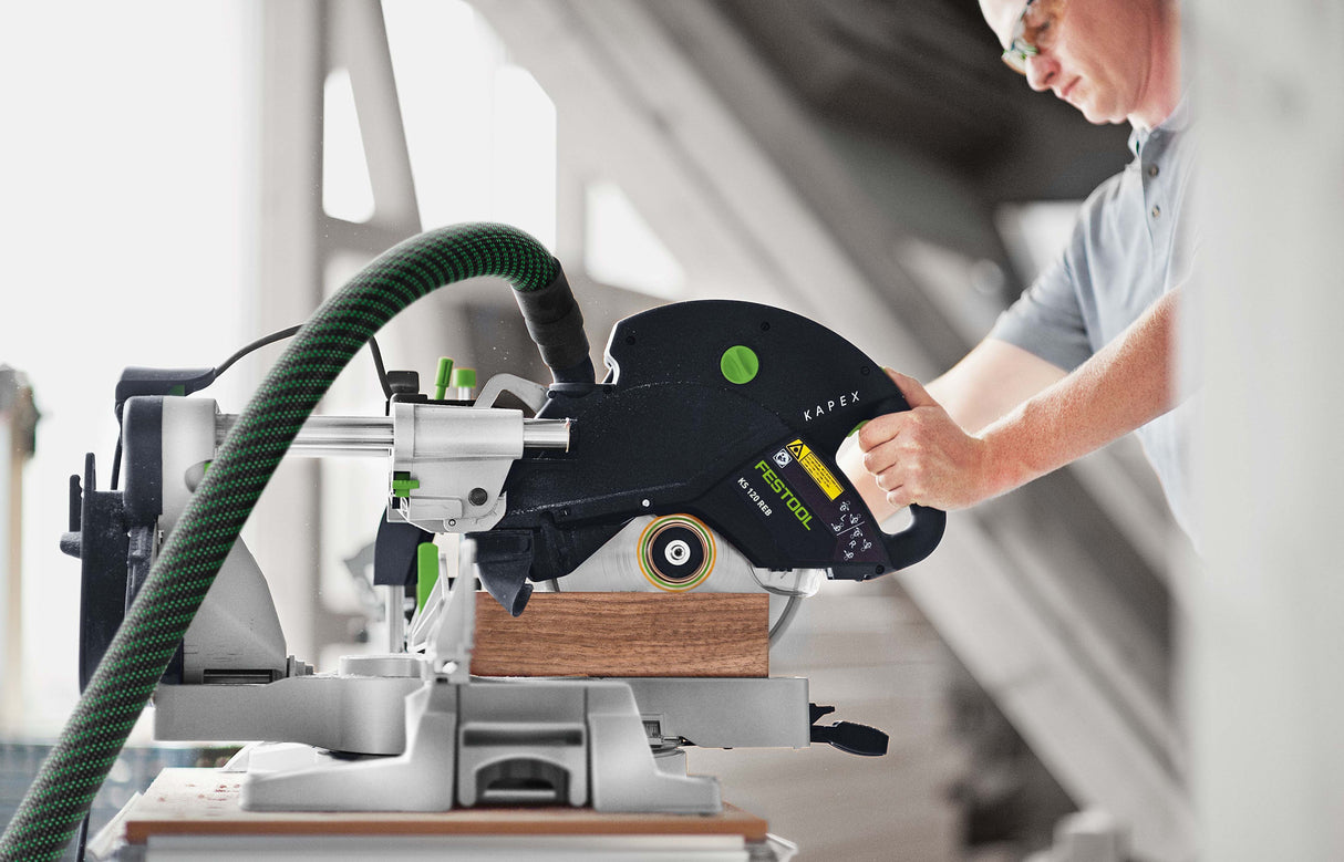 Festool KS 120R KAPEX 260mm Slide Compound Mitre Saw Set