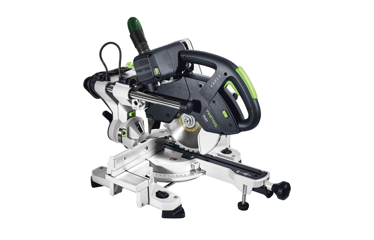 Festool KS 60 KAPEX 216mm Slide Compound Mitre Saw with LED Spotlight Set