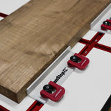 Milescraft CrossTrax Intersection T-Track 8 Pieces Pre-Drilled