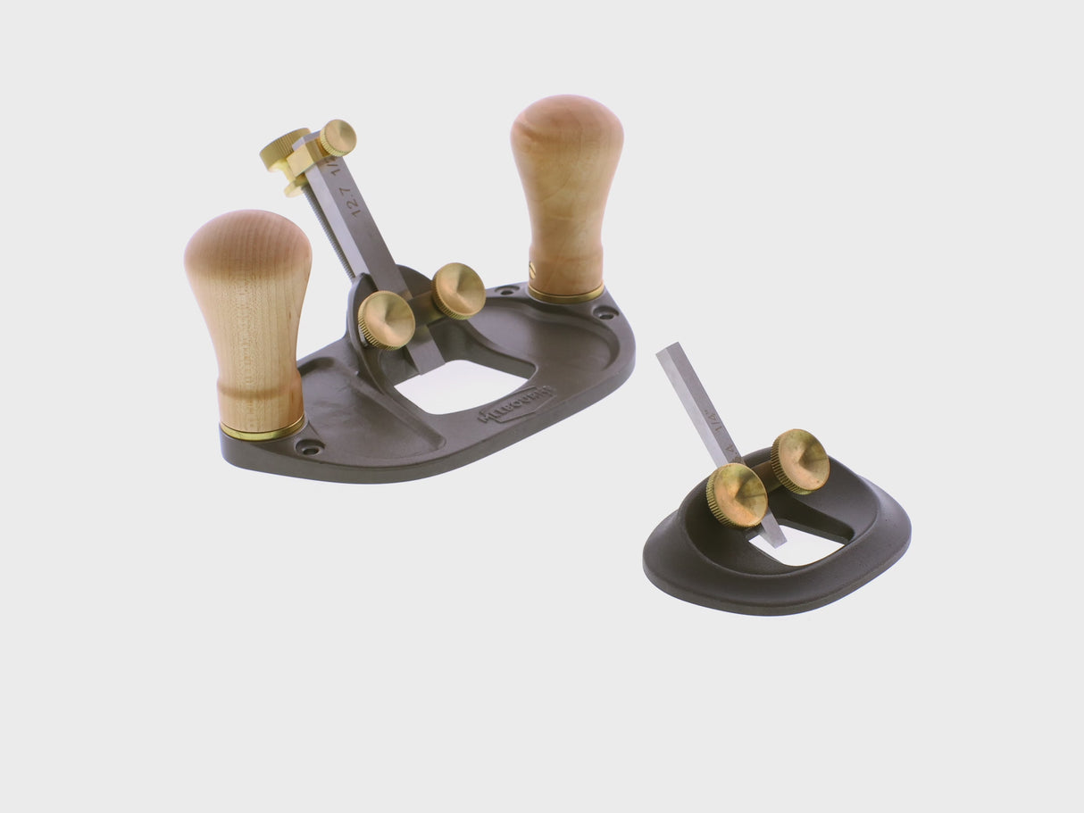 Melbourne Tool Company Set of Two Small & Large Router Hand Planes