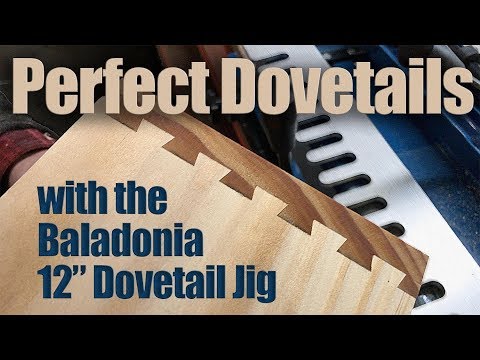 Baladonia Dovetail Jig for Plunge Routers 1/2in Half-Blind Template