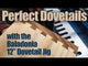 Baladonia Dovetail Jig for Plunge Routers 1/2in Half-Blind Template