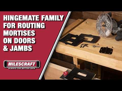 Milescraft HingeMate 350 Hinge Strike & Latch Plate Mortice Routing Jig
