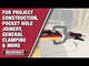 Milescraft 3in FaceClamp Framing Clamp 76mm Jaw Capacity