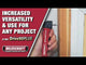 Milescraft Drive90PLUS Right-Angle Impact Driver Drill Attachment 1/4in Socket