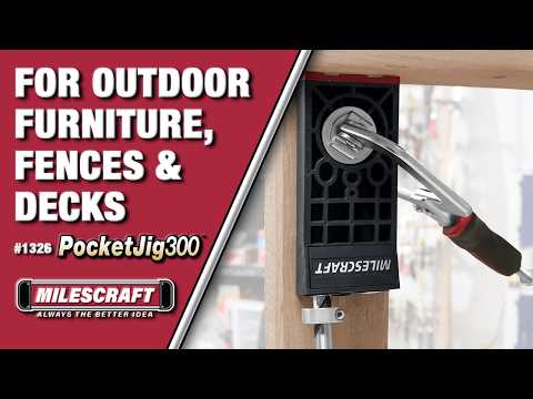 Milescraft Pocket Hole Jig 300 Heavy Duty Portable Clamp On Joinery Jig