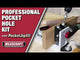 Milescraft PocketJig400 Adjustable Heavy Duty Pocket Hole System