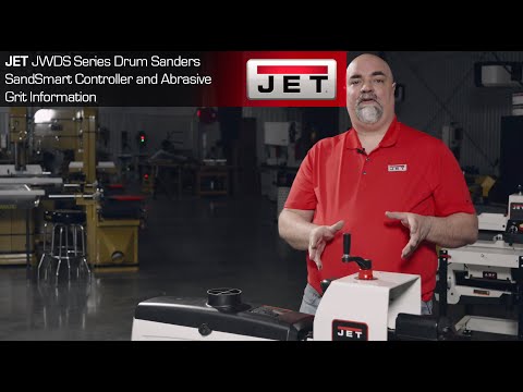 JET Tools 25-50in Wide Drum Sander 1.75HP with Open Leg Stand