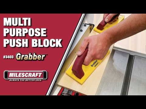 Milescraft Grabber Multi-Purpose Push Block for Ripping or Routing