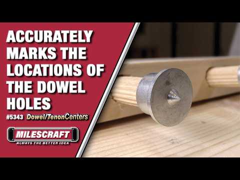 Milescraft Metric Dowel and Tenon Dowelling Centre Finder Set of 6