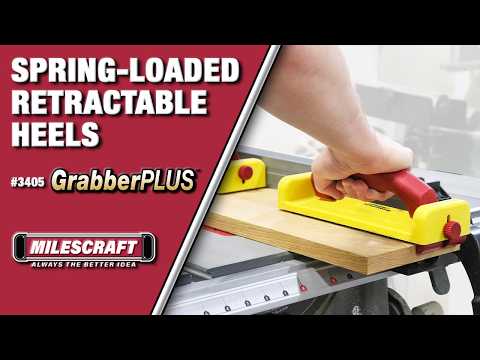 Milescraft GrabberPlus Push Block Non-Marring Retractable Heel