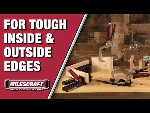 Milescraft TrackClampKit 8in Clamp Square with Track Clamps & Clamp Supports