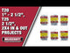 Milescraft Pocket Hole Screws - 8G 32mm Coarse Thread