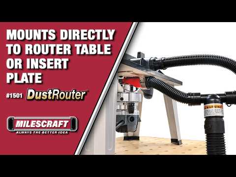 Milescraft DustRouter Dust Collection for Router Tables
