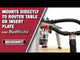 Milescraft DustRouter Dust Collection for Router Tables