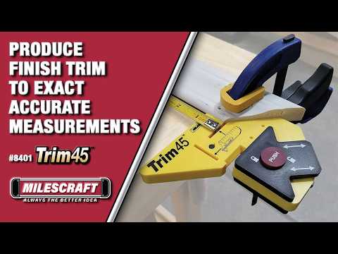 Milescraft Trim45 Carpenter's Aid for Mitre Cuts Built in Clamp Pad
