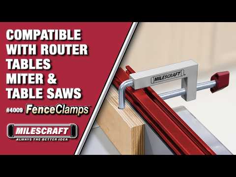 Milescraft FenceClamps Sub-Fence Clamps for Auxiliary Fences