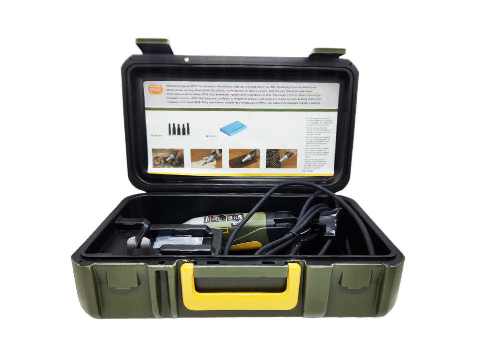 PROXXON MICROMOT MSG Power Carver Corded 50W with Set of 3 Knives