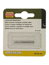 PROXXON Milling Bits Multi-Purpose Tungsten Carbide Upcut