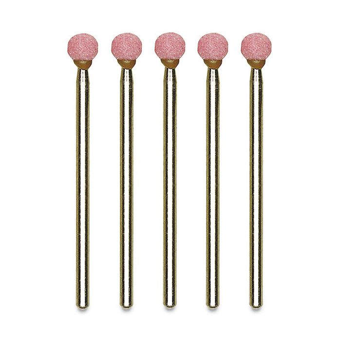 PROXXON Grinding Bits 5mm Ball Corundum Pack of 5