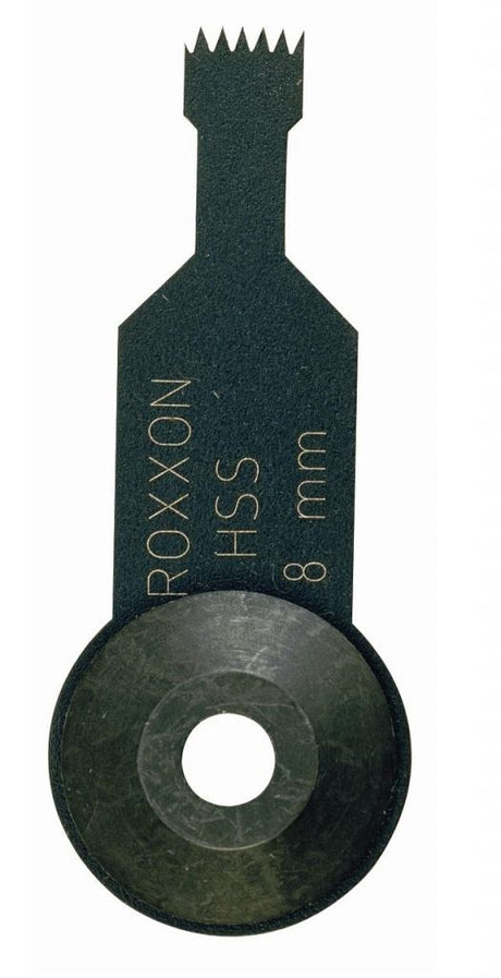 PROXXON 8mm HSS plunge-cut saw blade for Delta Sander cutting wood, plywood, plastics, and aluminium