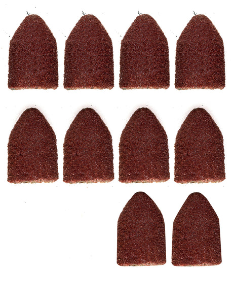 PROXXON 9mm Corundum Sanding Cones in 80 & 150 Grit, Pack of 10 - Australian Woodworking Tools Store