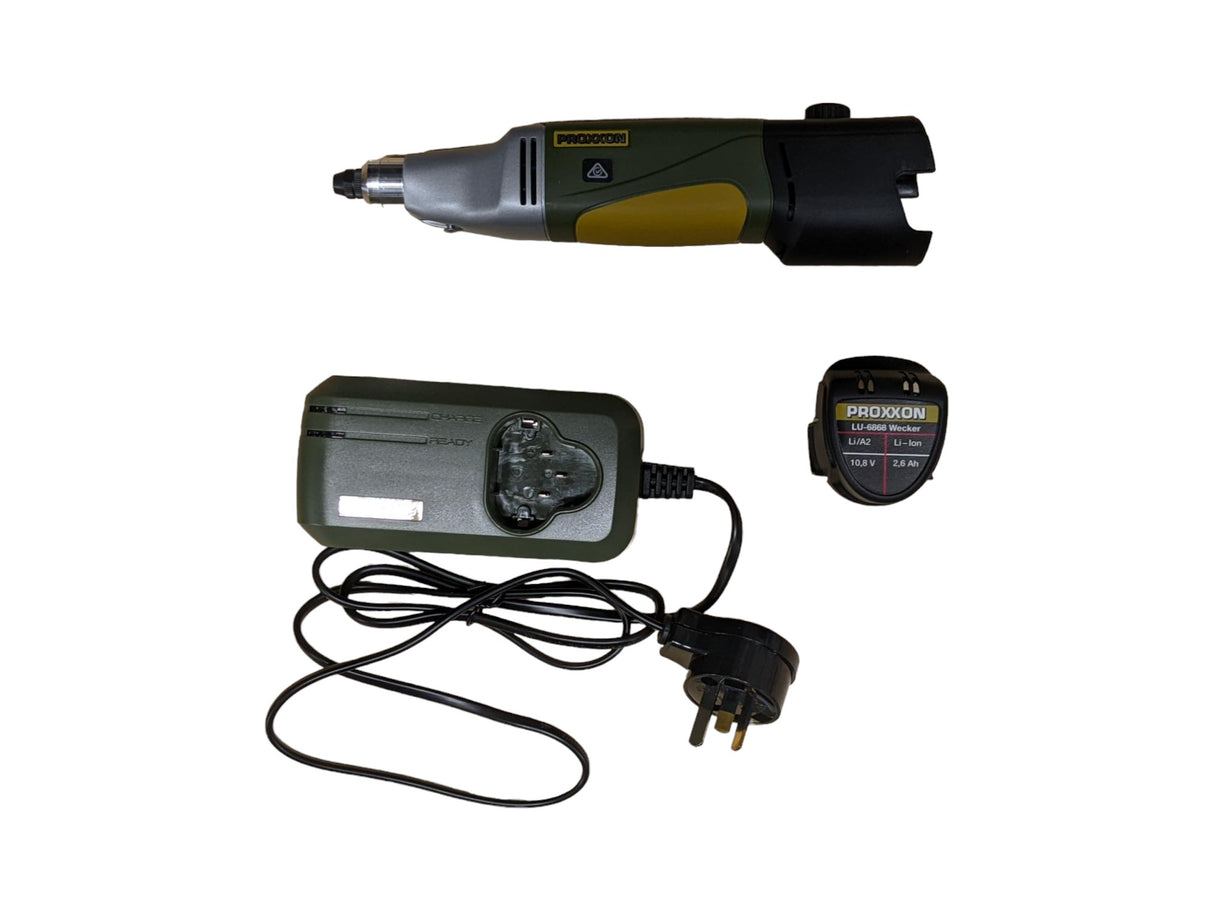 PROXXON MICROMOT IBS/A Professional Rotary Tool Kit Battery Powered for Drilling & Grinding