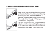 PROXXON MICROMOT BS/A Power File Belt Sander Kit Battery Powered Variable Speed